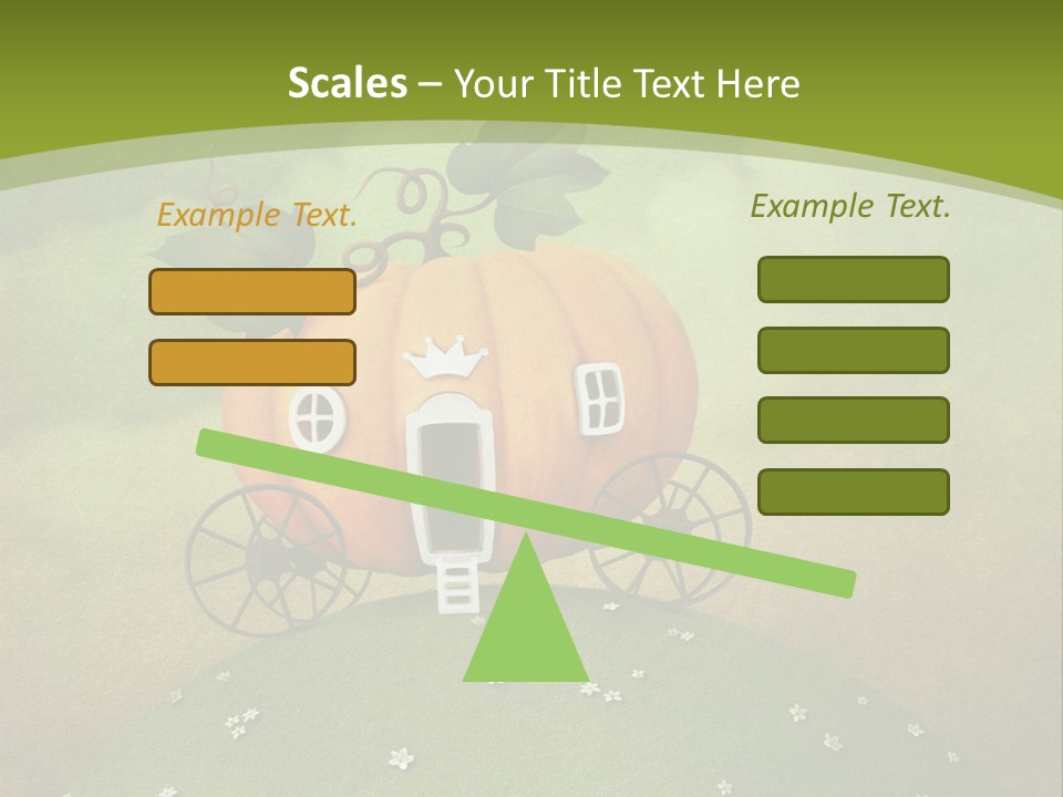 Vegetable Graphics Cloud PowerPoint Template