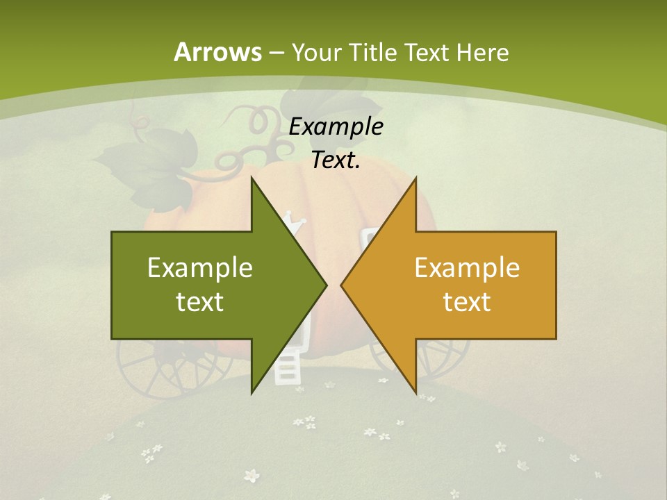 Vegetable Graphics Cloud PowerPoint Template