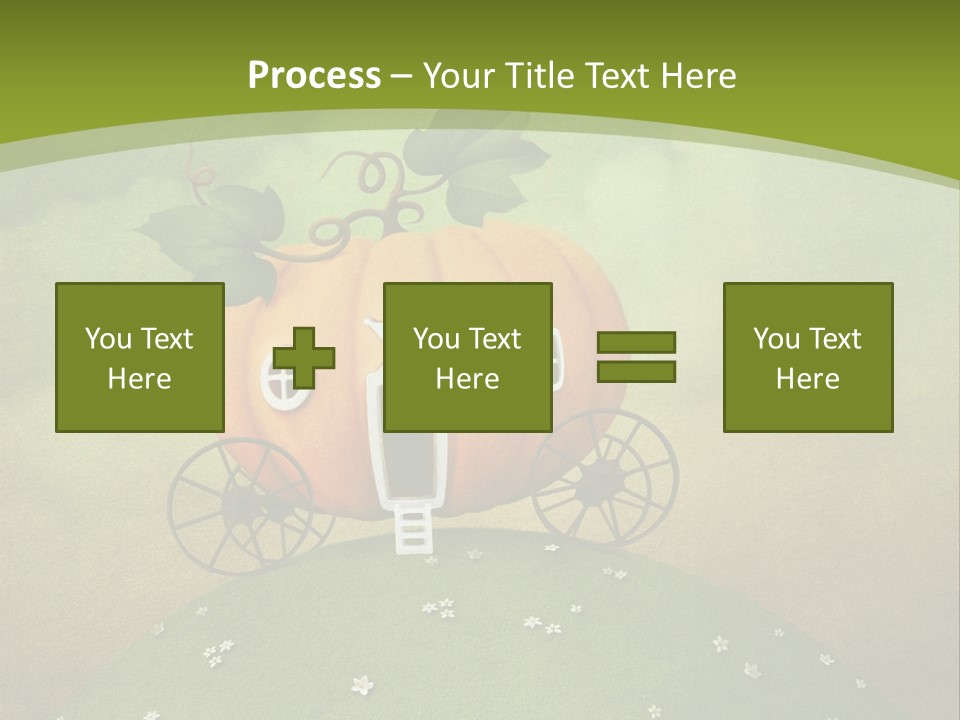 Vegetable Graphics Cloud PowerPoint Template