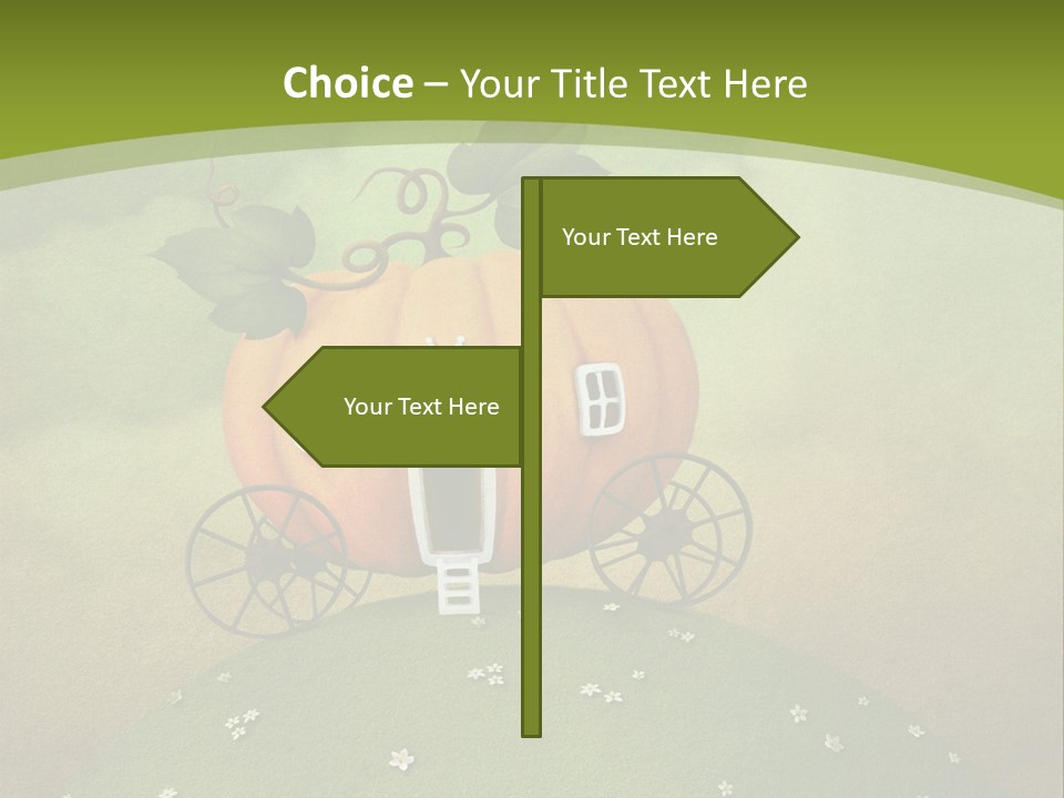 Vegetable Graphics Cloud PowerPoint Template