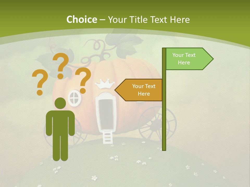 Vegetable Graphics Cloud PowerPoint Template