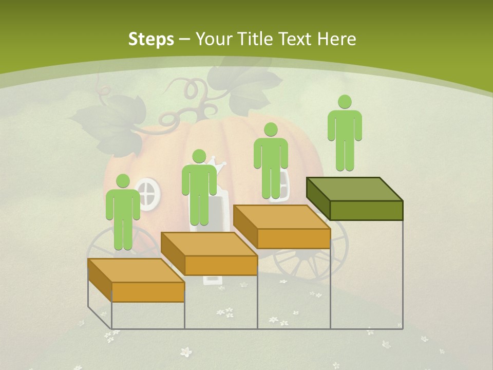 Vegetable Graphics Cloud PowerPoint Template