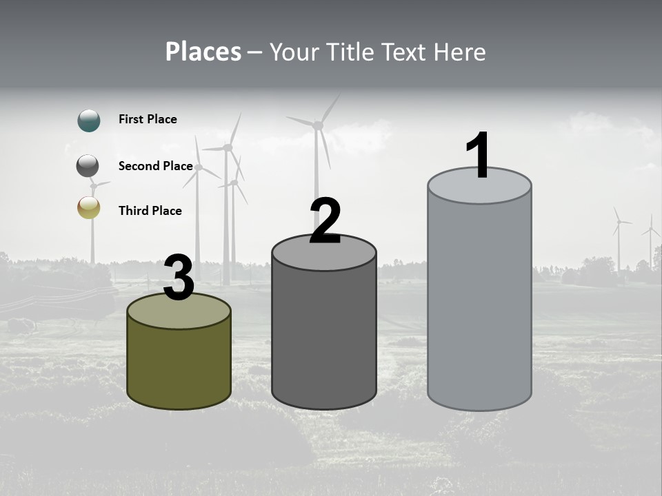 Wind Future Spinner PowerPoint Template