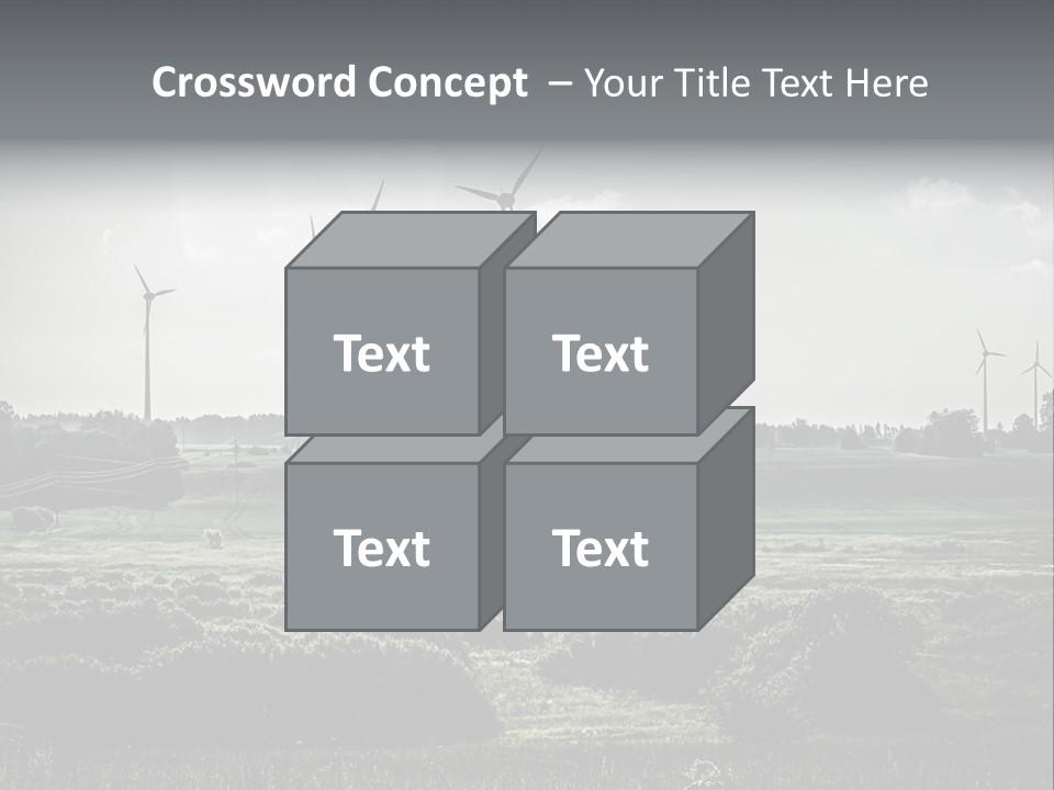 Wind Future Spinner PowerPoint Template