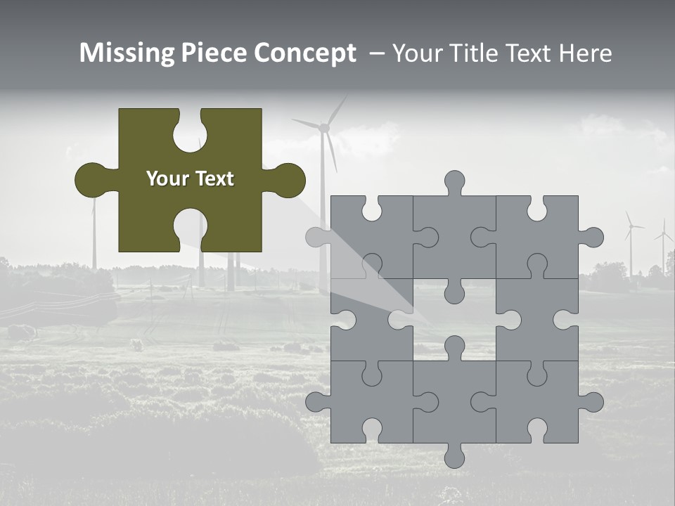 Wind Future Spinner PowerPoint Template