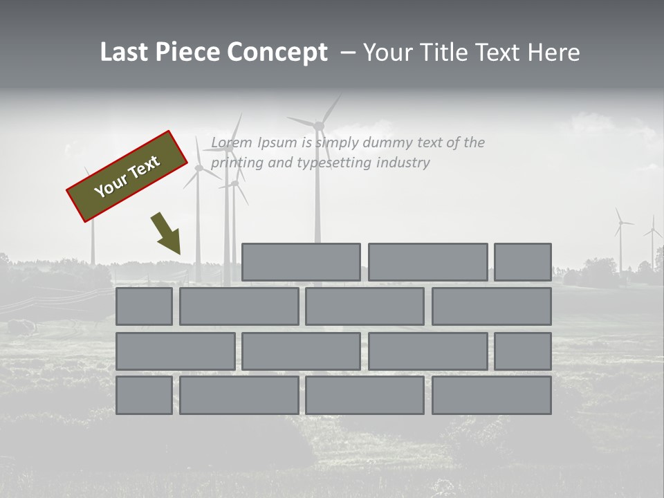 Wind Future Spinner PowerPoint Template