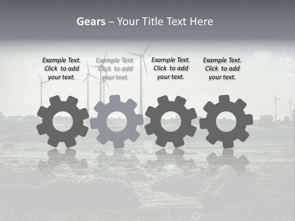 Wind Future Spinner PowerPoint Template