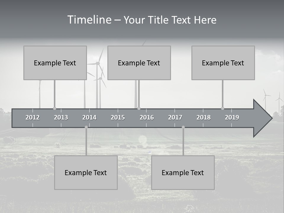 Wind Future Spinner PowerPoint Template