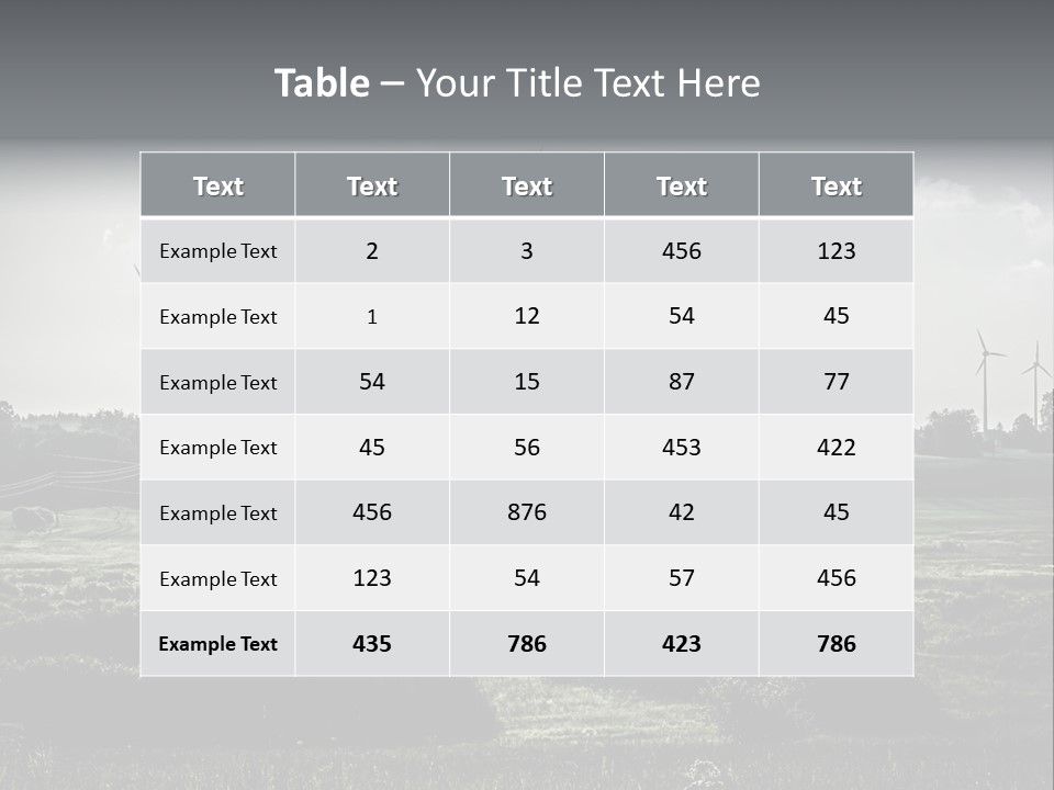 Wind Future Spinner PowerPoint Template