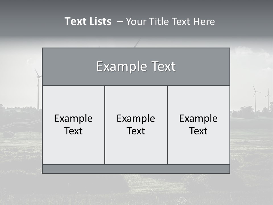 Wind Future Spinner PowerPoint Template
