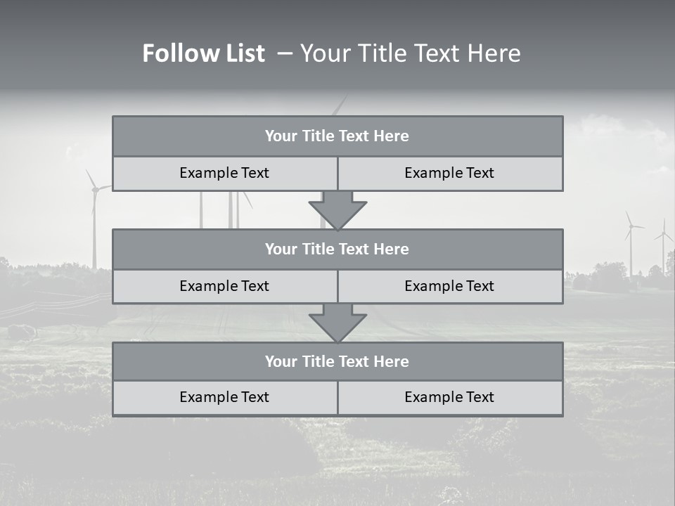 Wind Future Spinner PowerPoint Template