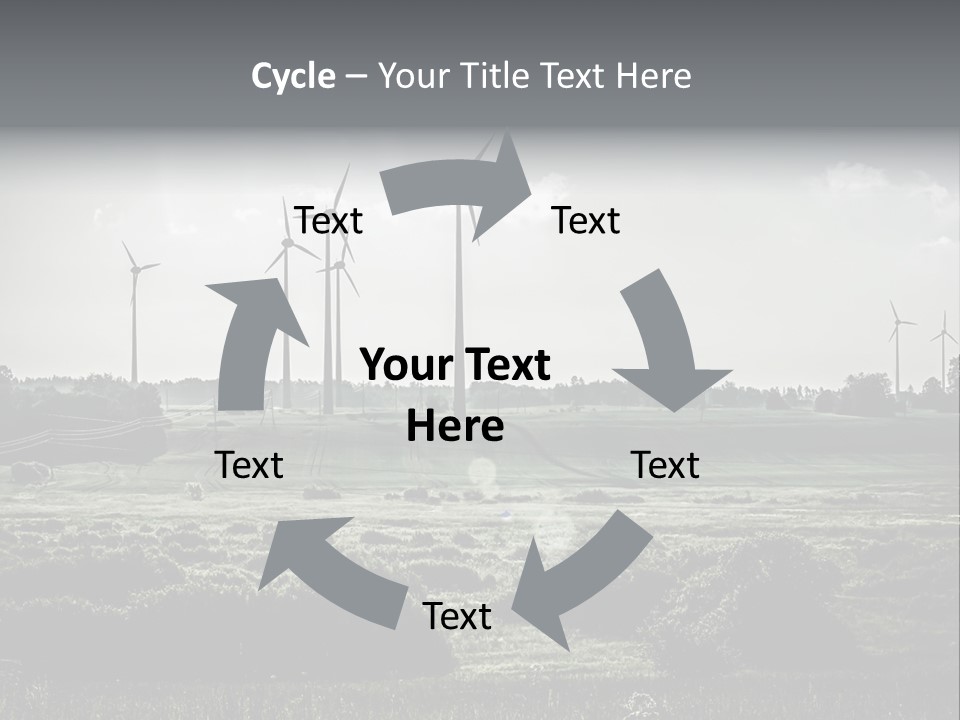 Wind Future Spinner PowerPoint Template