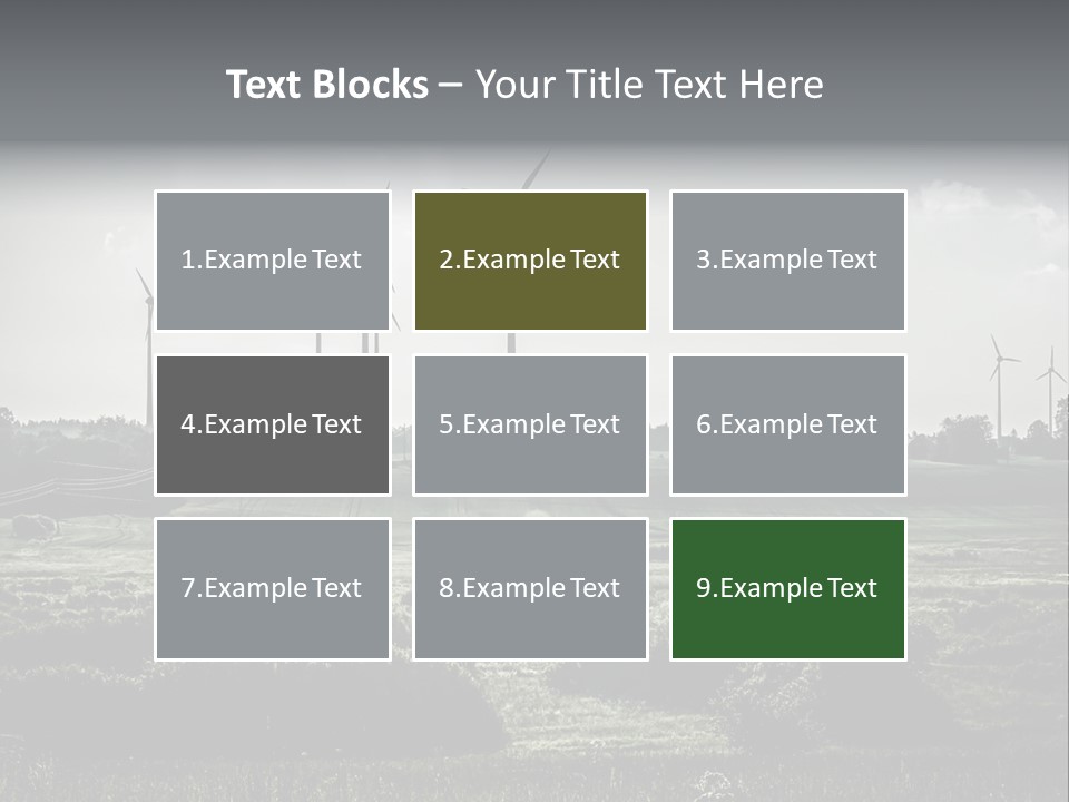 Wind Future Spinner PowerPoint Template