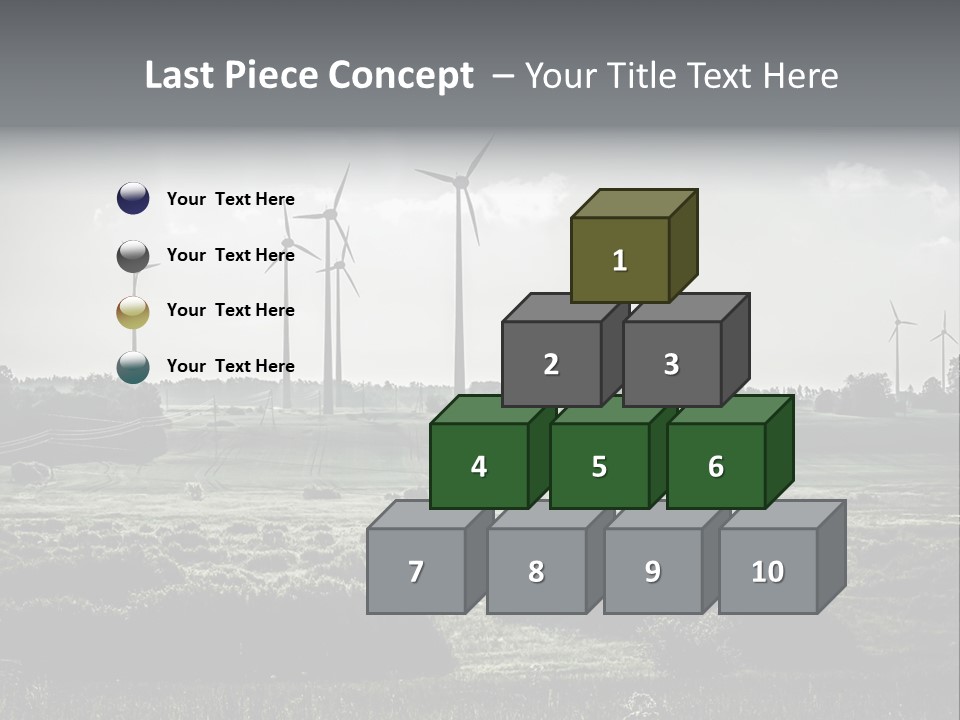 Wind Future Spinner PowerPoint Template