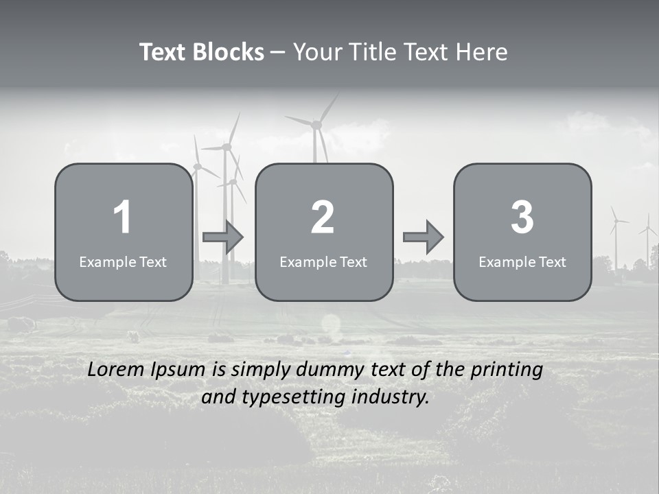 Wind Future Spinner PowerPoint Template