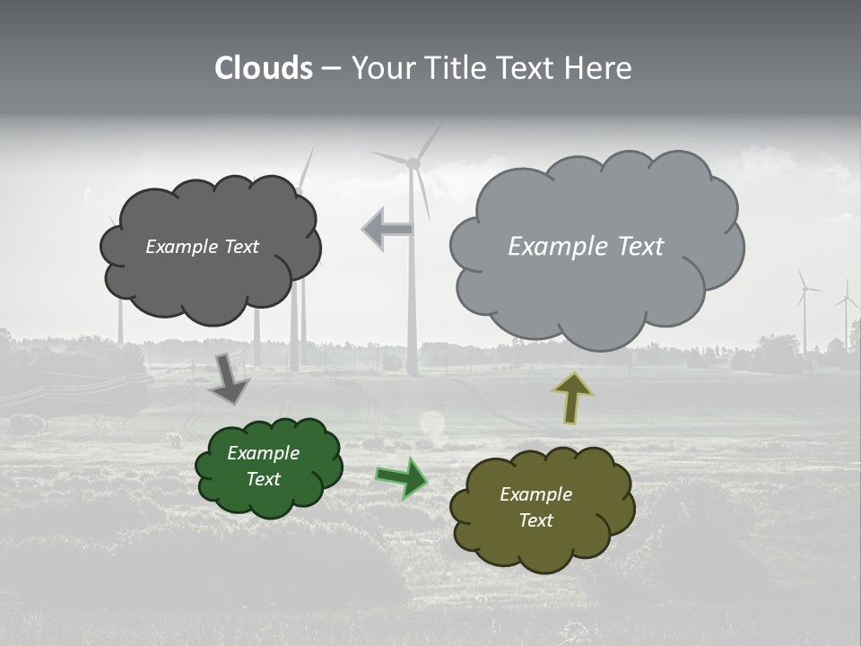Wind Future Spinner PowerPoint Template