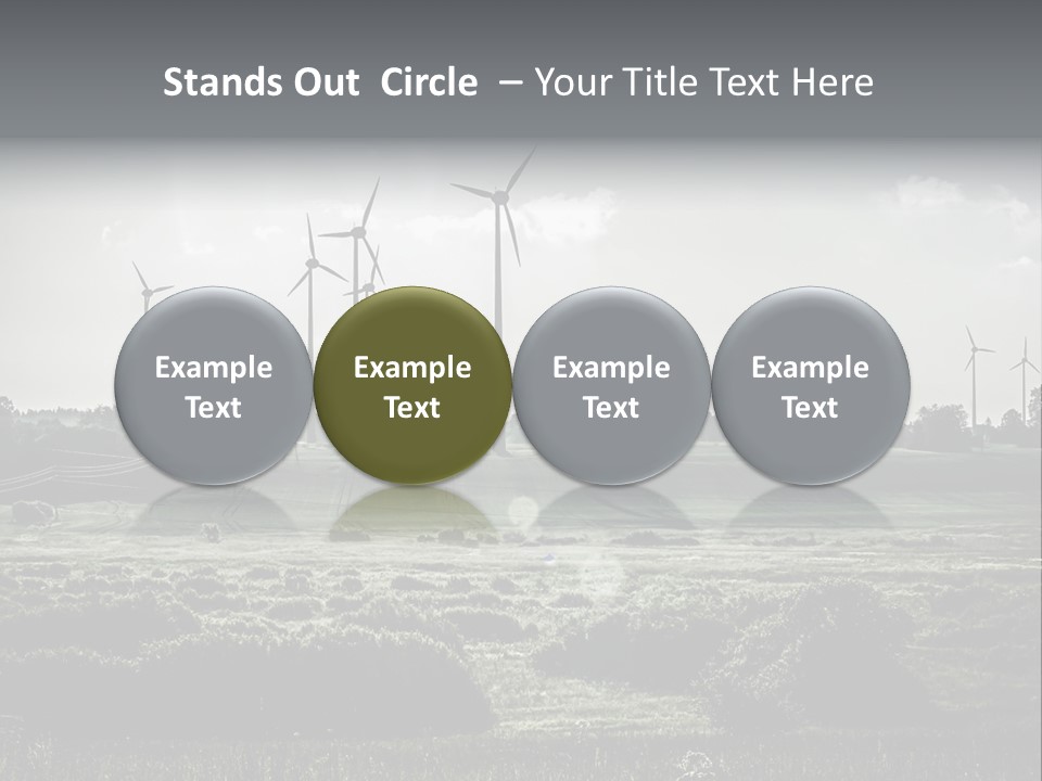 Wind Future Spinner PowerPoint Template