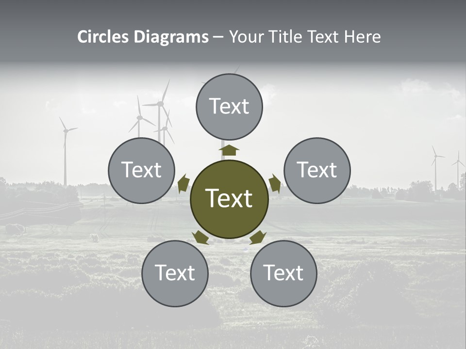 Wind Future Spinner PowerPoint Template
