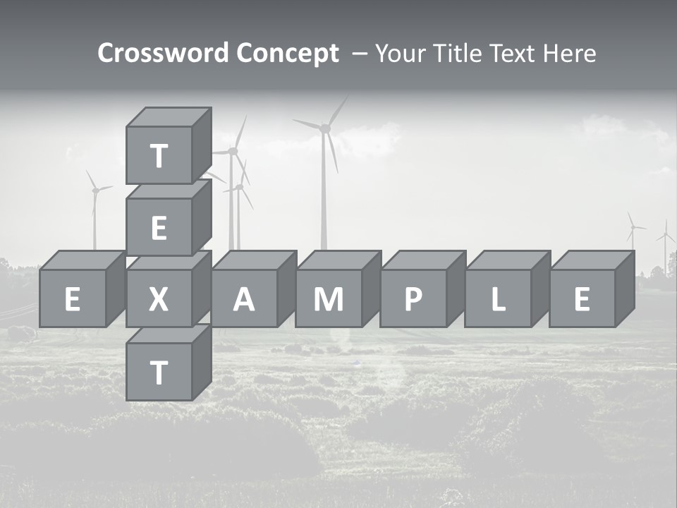 Wind Future Spinner PowerPoint Template