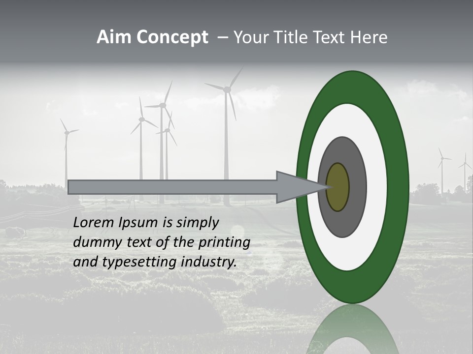 Wind Future Spinner PowerPoint Template