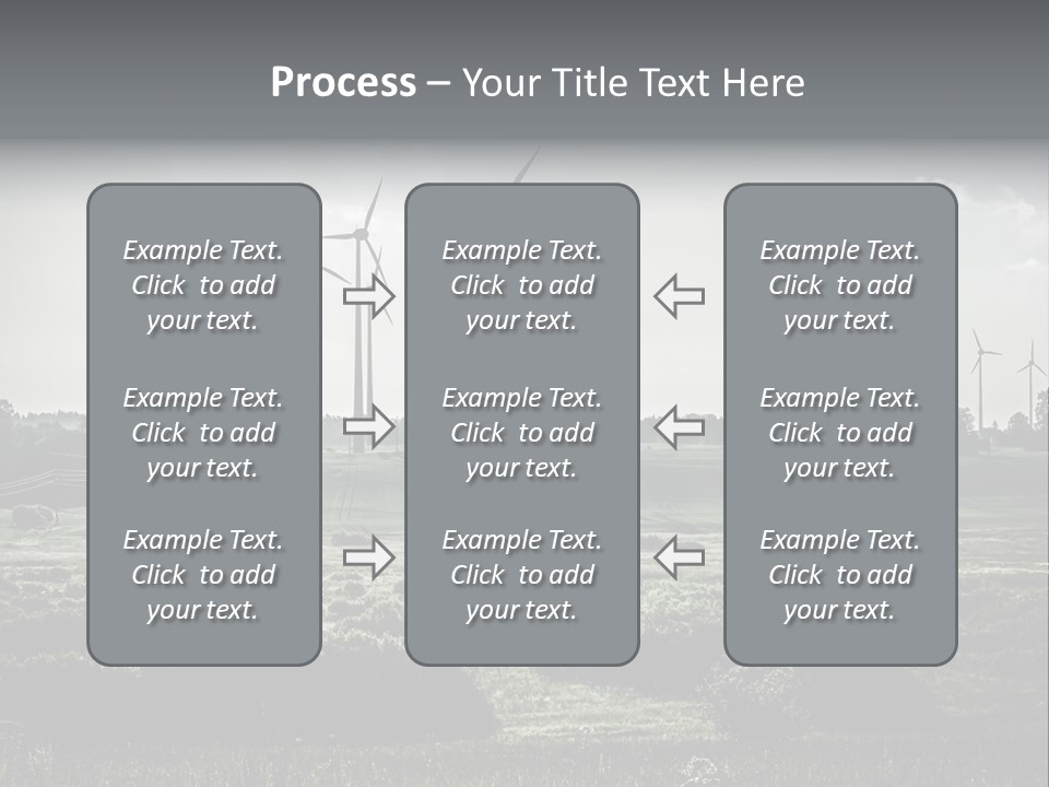 Wind Future Spinner PowerPoint Template