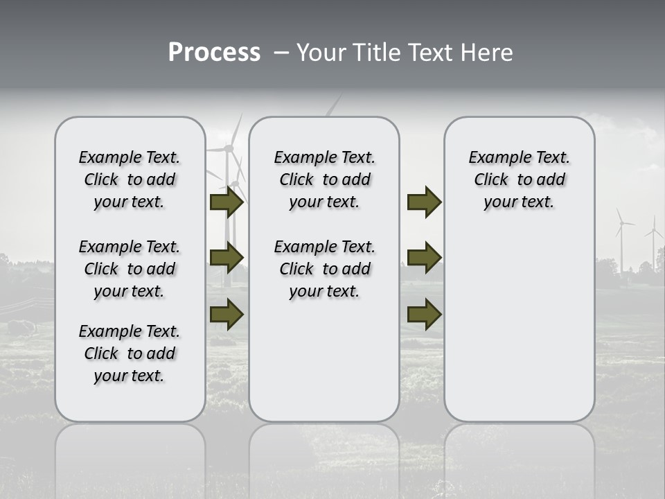 Wind Future Spinner PowerPoint Template
