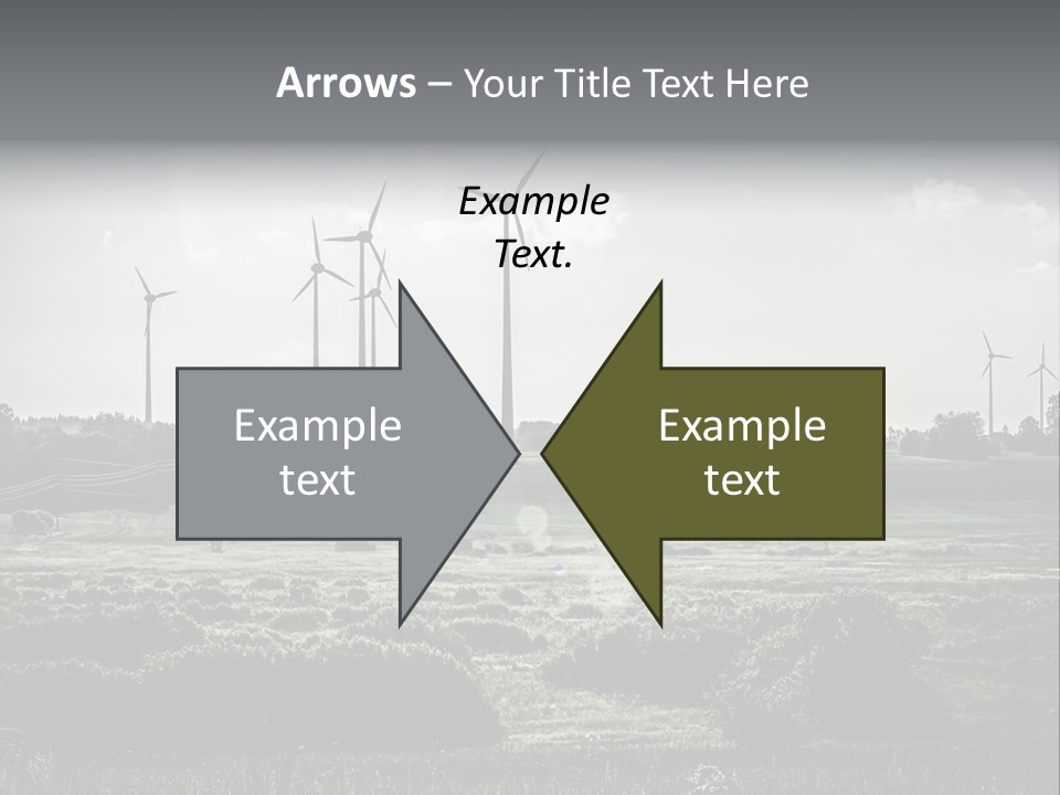 Wind Future Spinner PowerPoint Template