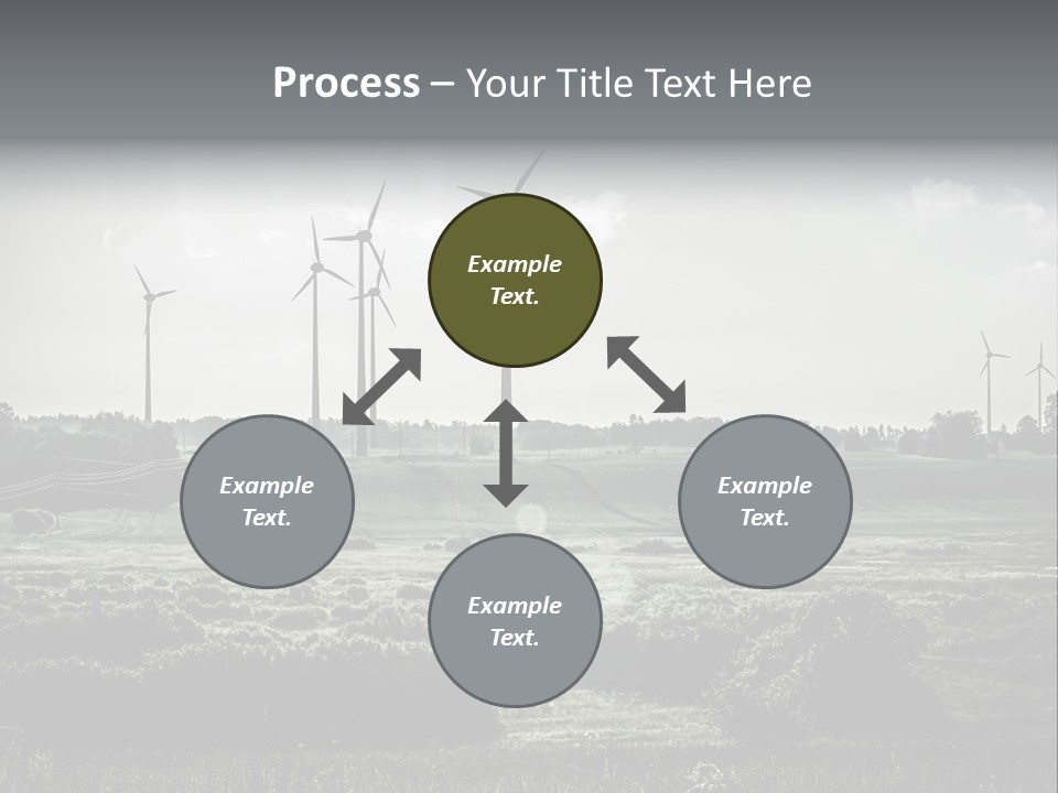 Wind Future Spinner PowerPoint Template