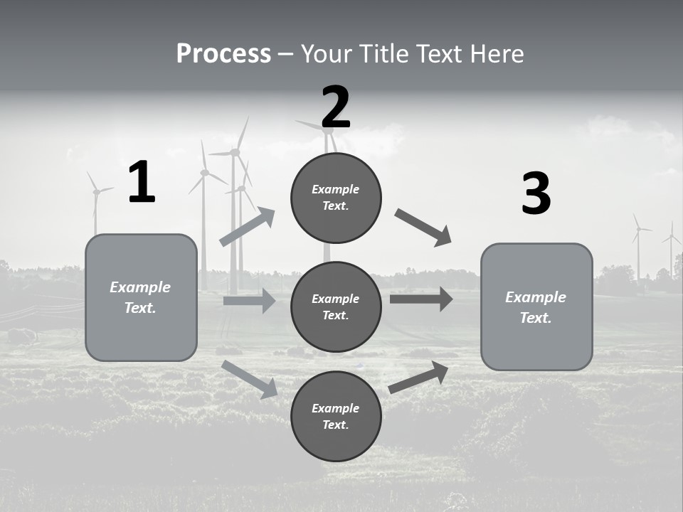 Wind Future Spinner PowerPoint Template