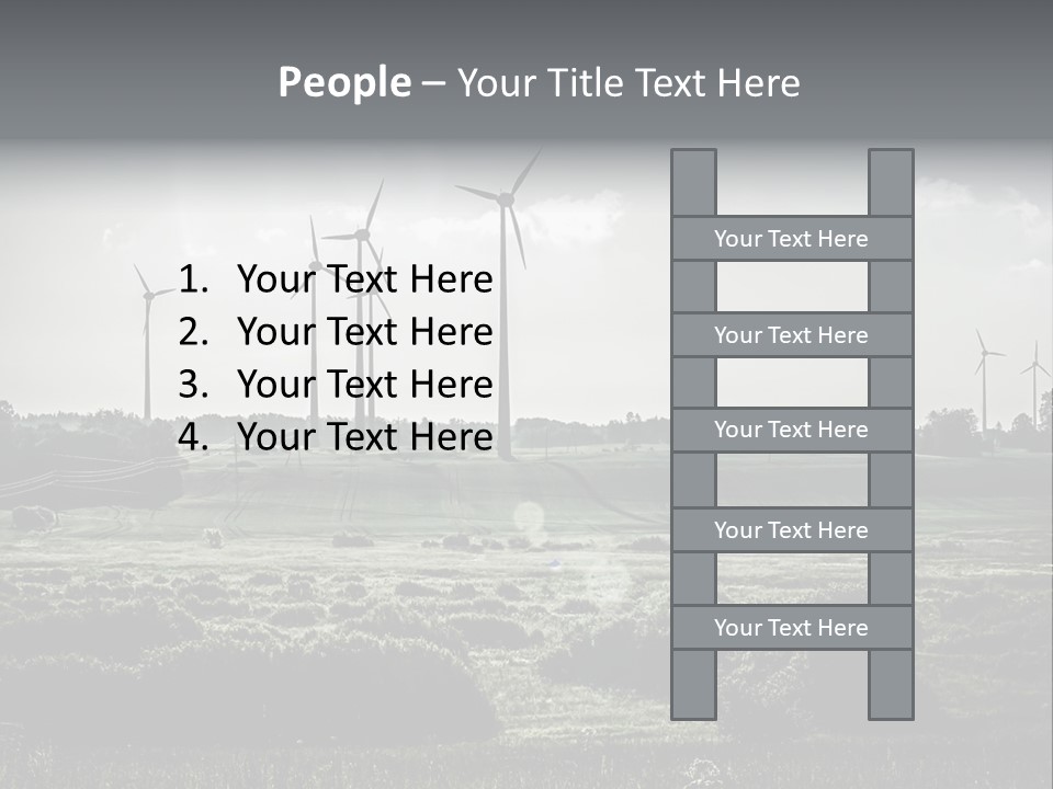Wind Future Spinner PowerPoint Template