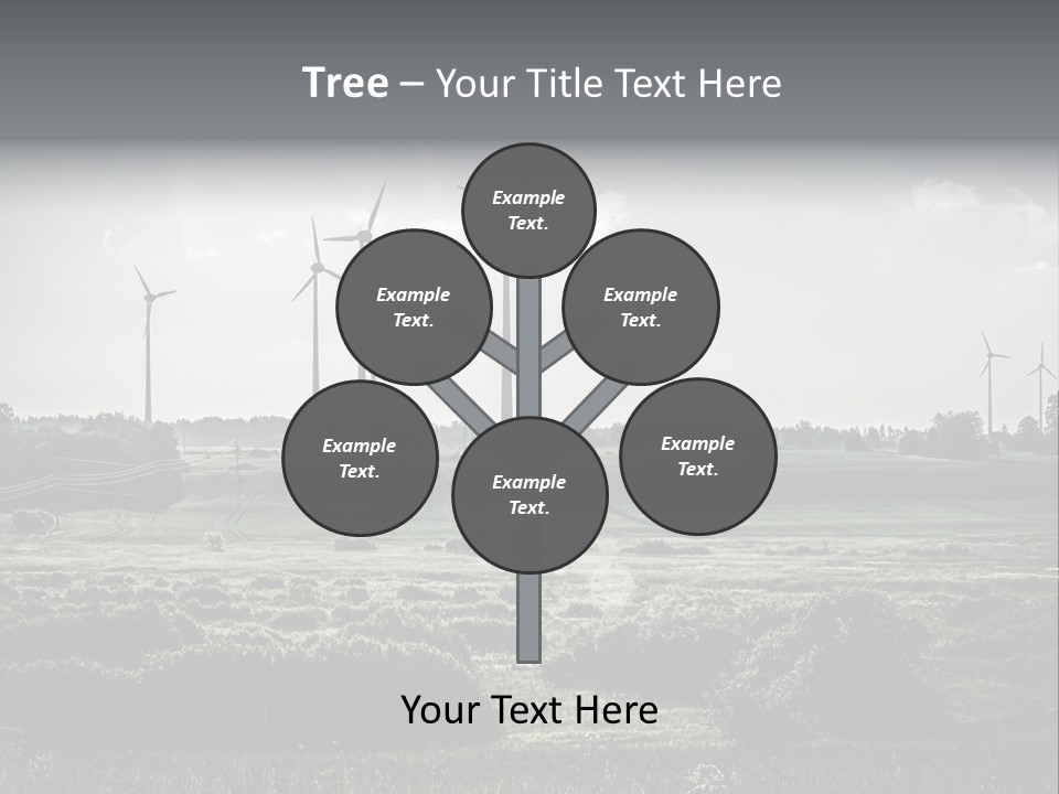 Wind Future Spinner PowerPoint Template