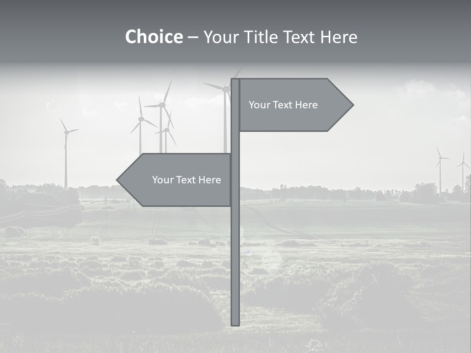 Wind Future Spinner PowerPoint Template