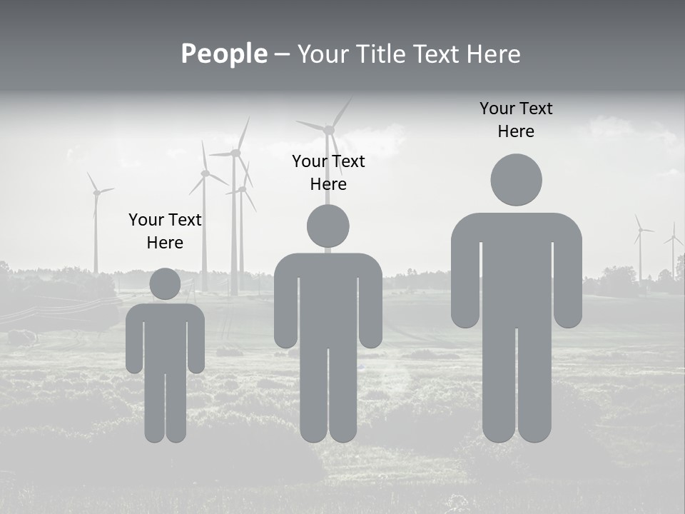 Wind Future Spinner PowerPoint Template