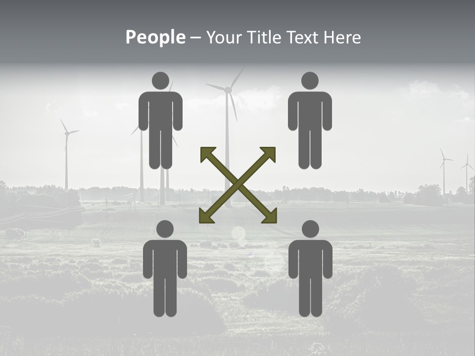 Wind Future Spinner PowerPoint Template