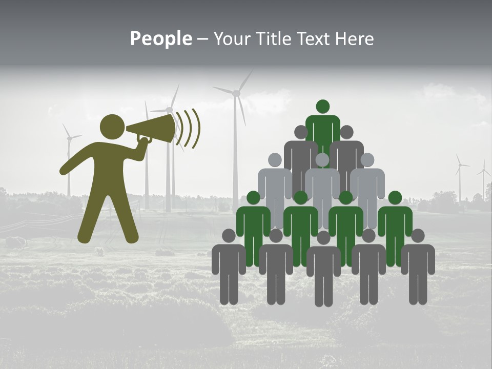 Wind Future Spinner PowerPoint Template