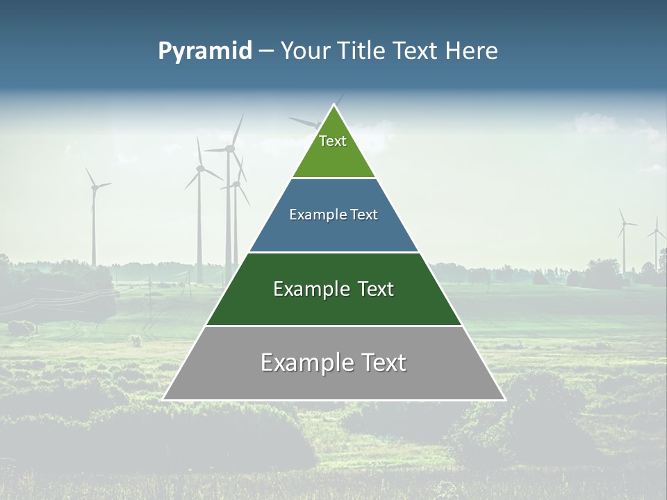 Ecological Wind Farm Windmill PowerPoint Template