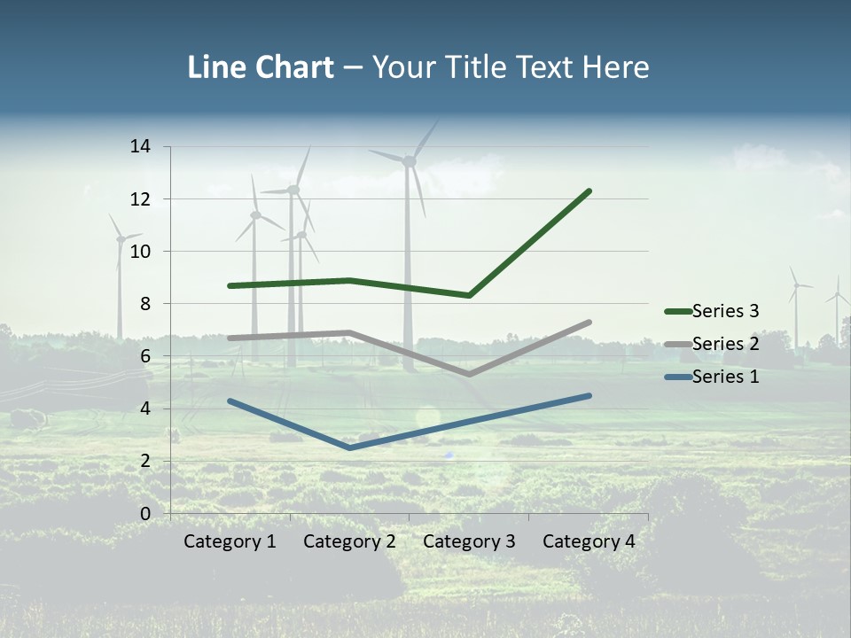 Ecological Wind Farm Windmill PowerPoint Template
