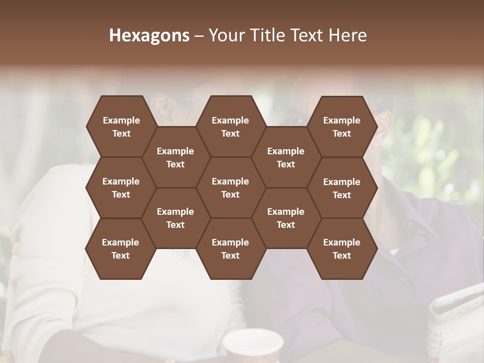 American Happiness Black PowerPoint Template