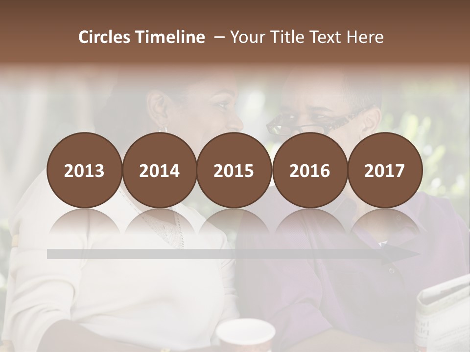 American Happiness Black PowerPoint Template