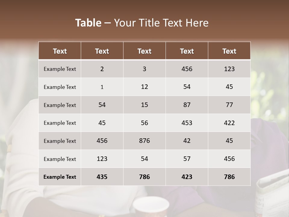 American Happiness Black PowerPoint Template