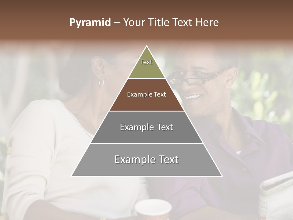 American Happiness Black PowerPoint Template