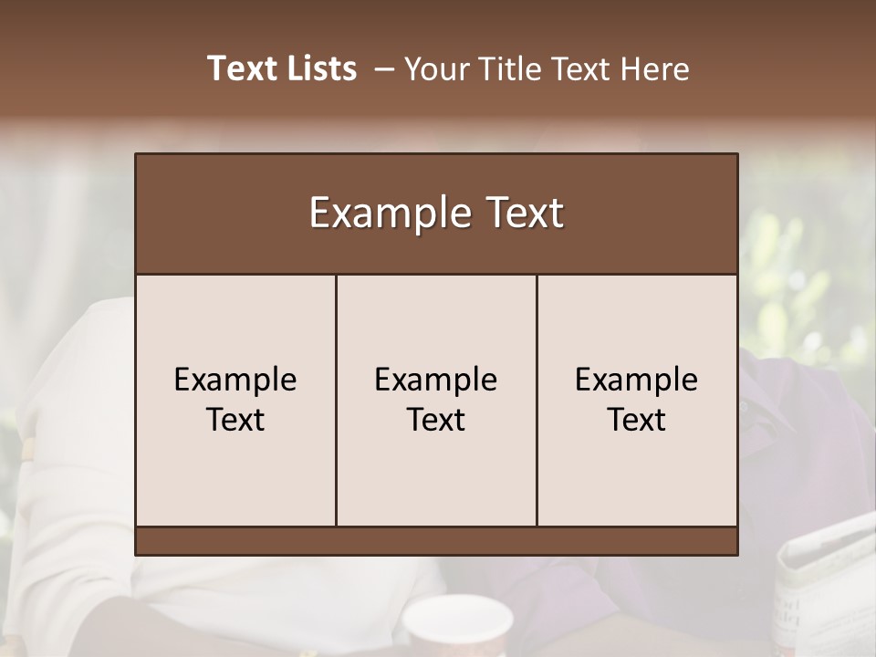 American Happiness Black PowerPoint Template