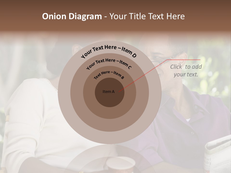 American Happiness Black PowerPoint Template