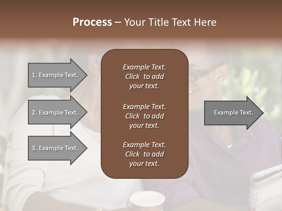 American Happiness Black PowerPoint Template