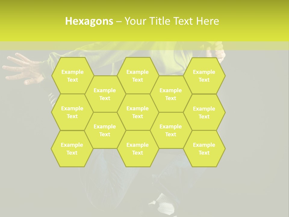 A Man Jumping In The Air With A Skateboard PowerPoint Template