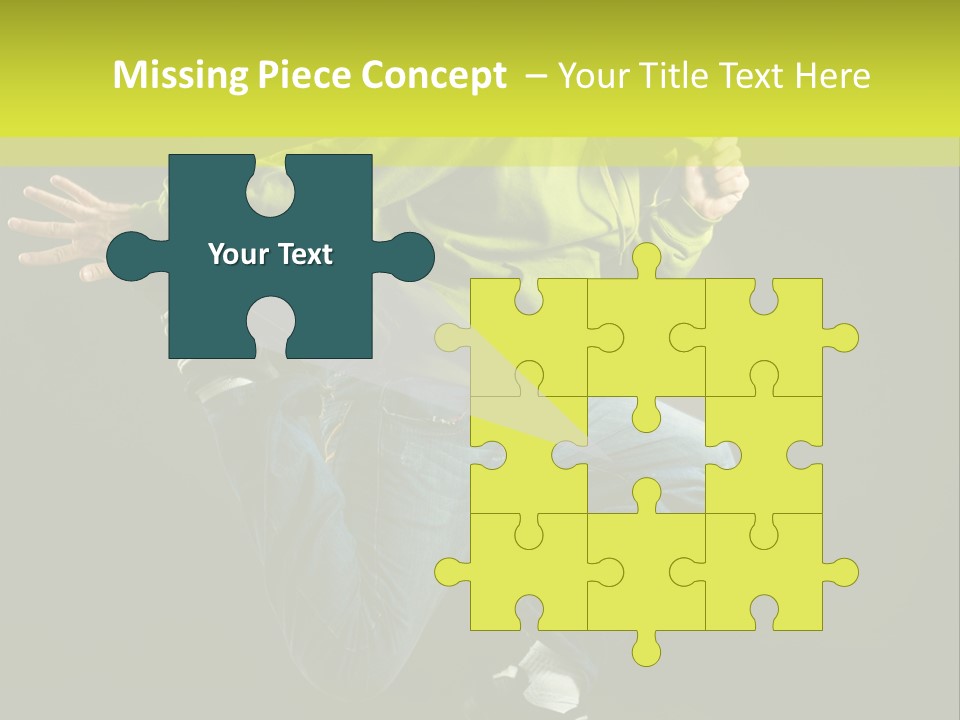 A Man Jumping In The Air With A Skateboard PowerPoint Template