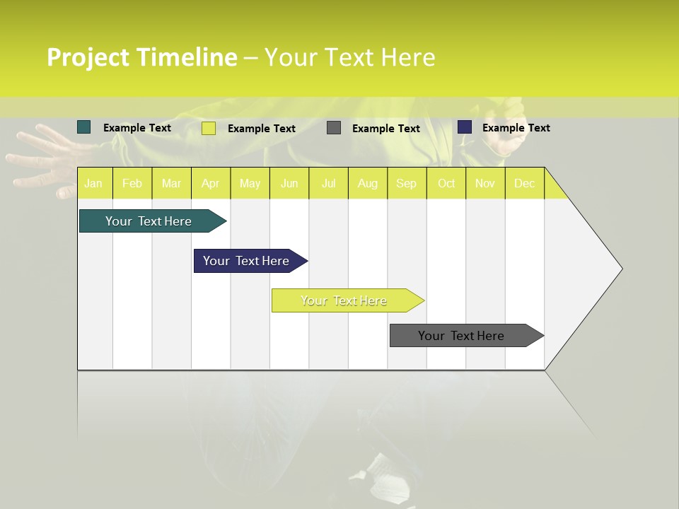 A Man Jumping In The Air With A Skateboard PowerPoint Template