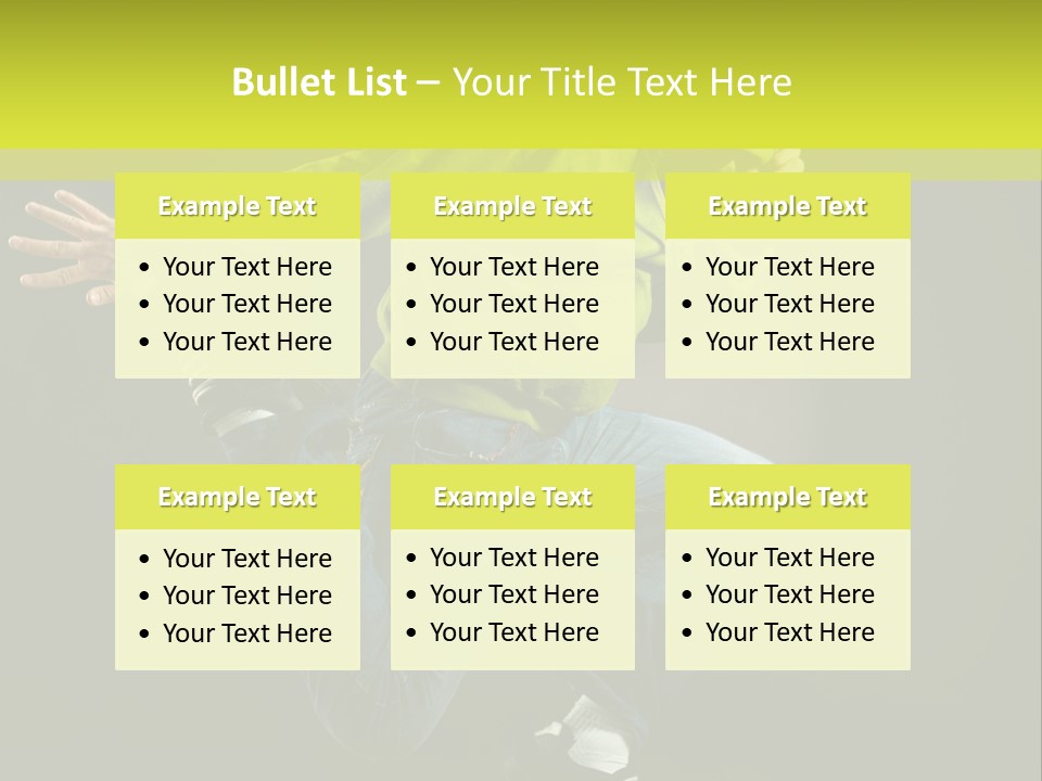 A Man Jumping In The Air With A Skateboard PowerPoint Template