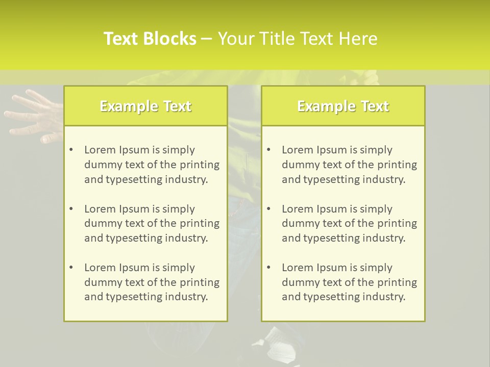 A Man Jumping In The Air With A Skateboard PowerPoint Template