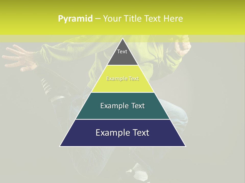 A Man Jumping In The Air With A Skateboard PowerPoint Template